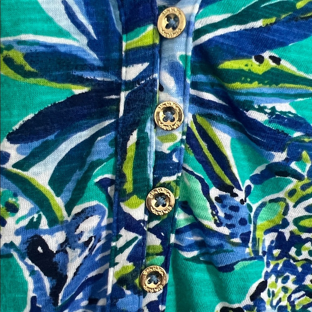 Lilly Pulitzer Essie Top, Size XL, Sneak a Beak - Picture 3 of 4